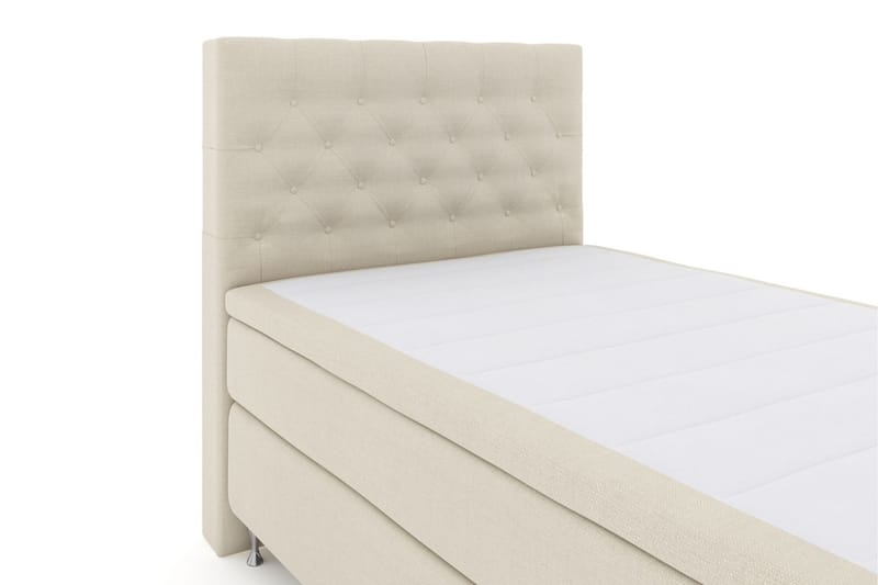 Komplett Sengepakke Choice No 6 120x200 Medium Lateks/Memory - Beige|Sølvben - Møbler - Senger - Kontinentalsenger