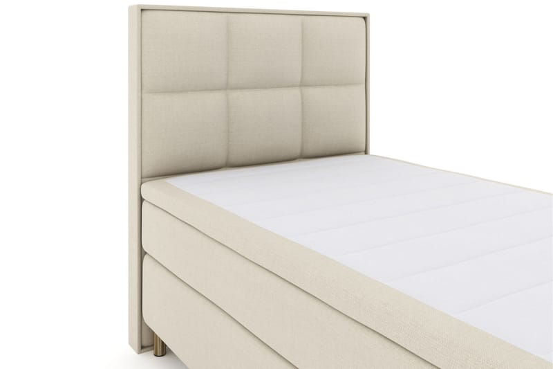 Komplett Sengepakke Choice No 6 120x200 Medium Watergel - Beige|Kobberben - Møbler - Senger - Kontinentalsenger