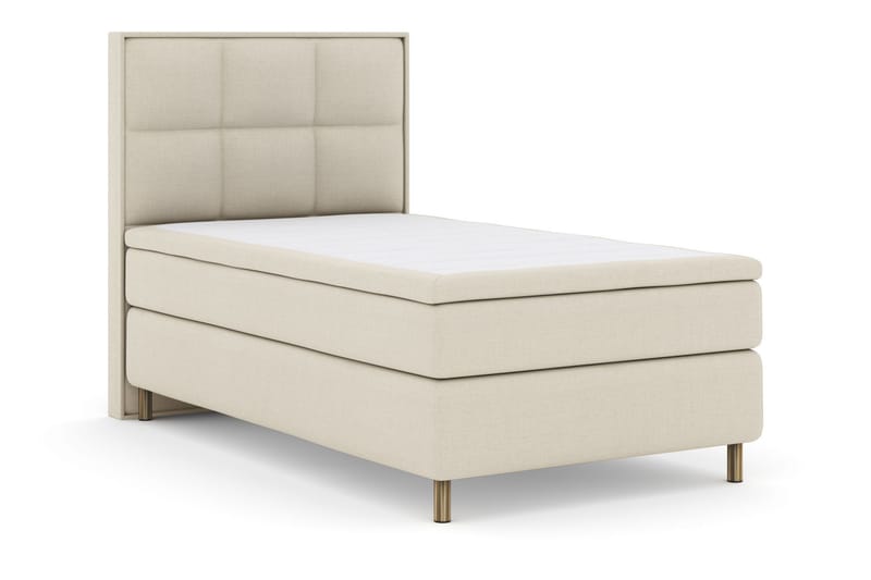 Komplett Sengepakke Choice No 6 120x200 Medium Watergel - Beige|Kobberben - Møbler - Senger - Kontinentalsenger