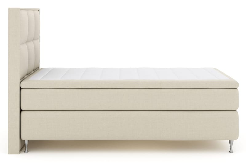 Komplett Sengepakke Choice No 6 160x200 Fast Watergel - Beige|Sølvben - Møbler - Senger - Kontinentalsenger