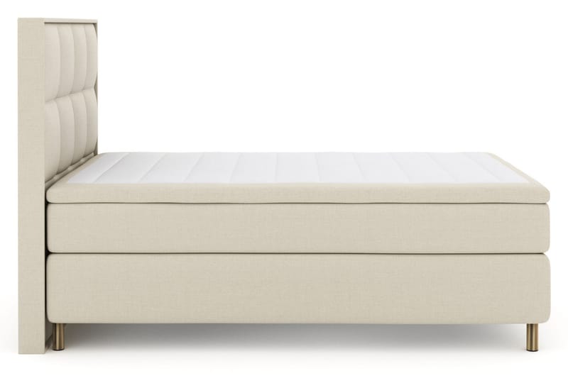 Komplett Sengepakke Choice No 6 160x200 Fast/Medium Watergel - Beige|Kobberben - Møbler - Senger - Kontinentalsenger