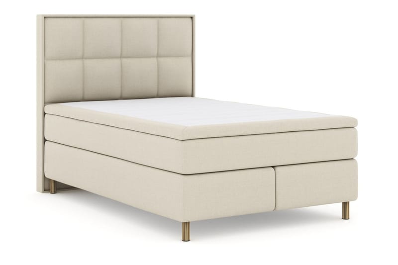 Komplett Sengepakke Choice No 6 160x200 Fast/Medium Watergel - Beige|Kobberben - Møbler - Senger - Kontinentalsenger