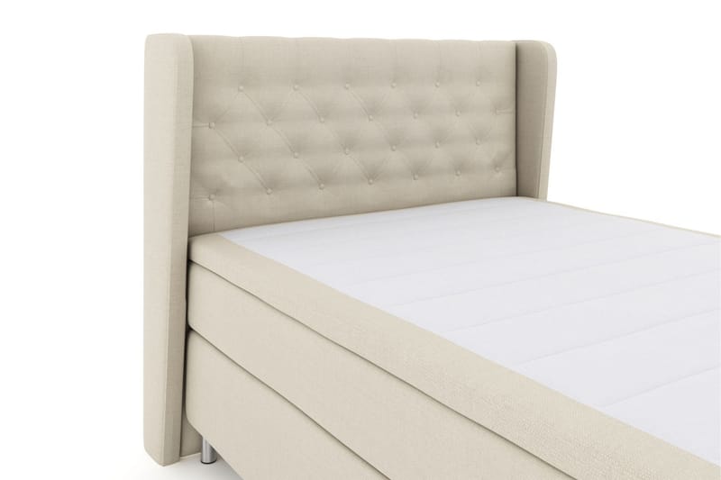 Komplett Sengepakke Choice No 6 160x200 Fast/Medium Watergel - Beige|Metallben - Møbler - Senger - Kontinentalsenger