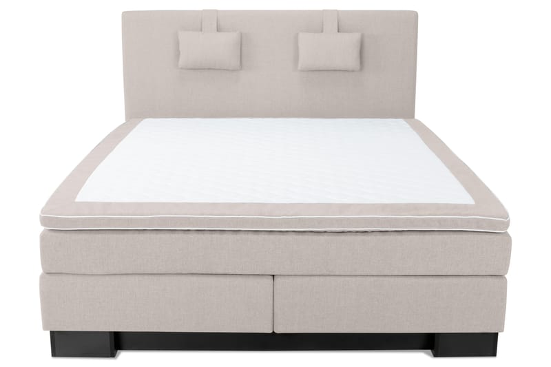 Komplett Sengepakke Romance Lyx 210x210 - Beige - Møbler - Senger - Kontinentalsenger