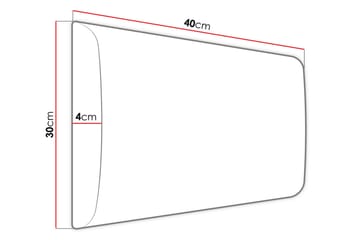 Kontinentalseng Forenza 140x200 cm+Panel 40 cm - Rosa - Møbler - Senger - Komplett sengepakke