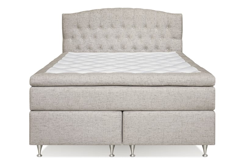 Sengepakke Abelie 160x200 Fast/Medium - Beige - Møbler - Senger - Kontinentalsenger