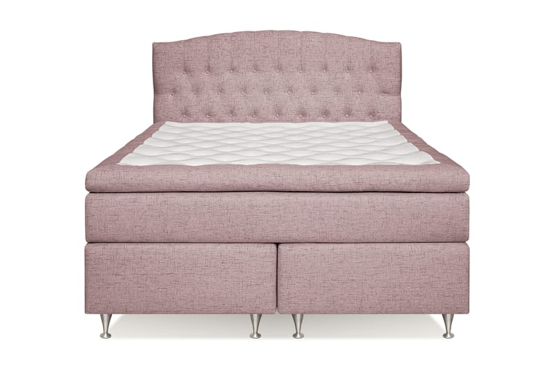 Sengepakke Abelie 160x200 Fast/Medium - Rosa - Møbler - Senger - Kontinentalsenger