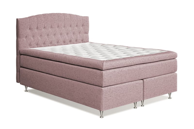 Sengepakke Abelie 160x200 Fast/Medium - Rosa - Møbler - Senger - Kontinentalsenger