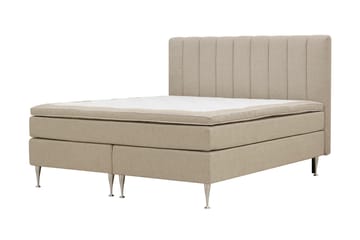 Komplett Sengpakke Romance High 180x200 cm - Beige - Møbler - Senger - Kontinentalsenger