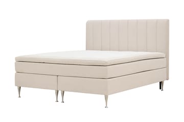 Komplett Sengpakke Romance High 180x200 cm - Lys beige - Møbler - Senger - Kontinentalsenger