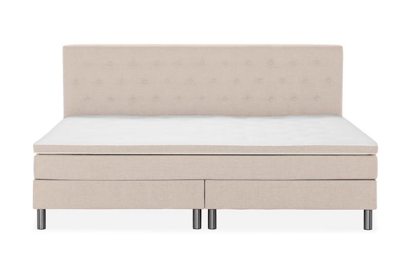 Familieseng Sengepakke Rebeca 240x210 cm - (+Flere valg) Beige - Møbler - Senger - Kontinentalsenger