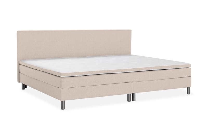 Familieseng Sengepakke Rebeca 280x210 cm - (+Flere valg) Beige - Møbler - Senger - Kontinentalsenger