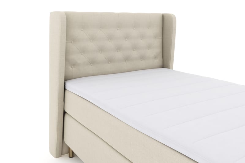 Komplett Sengepakke Choice No 3 120x200 Fast - Beige|Kobberben - Møbler - Senger - Kontinentalsenger