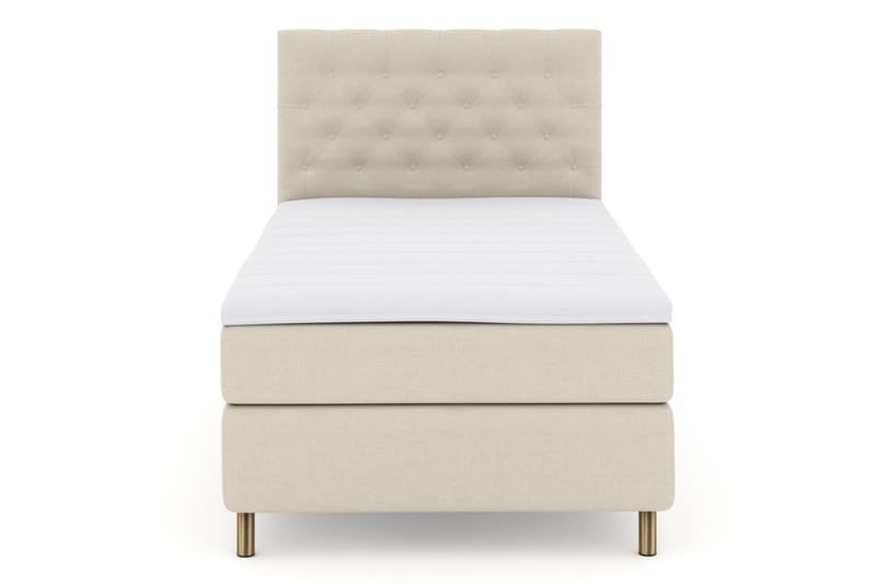 Komplett Sengepakke Choice No 3 120x200 Fast - Beige|Kobberben - Møbler - Senger - Kontinentalsenger