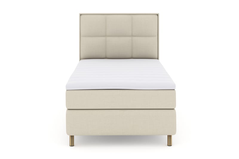 Komplett Sengepakke Choice No 3 120x200 Fast - Beige|Kobberben - Møbler - Senger - Kontinentalsenger