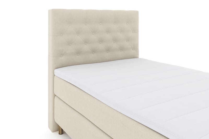 Komplett Sengepakke Choice No 3 120x200 Fast - Beige|Kobberben - Møbler - Senger - Kontinentalsenger