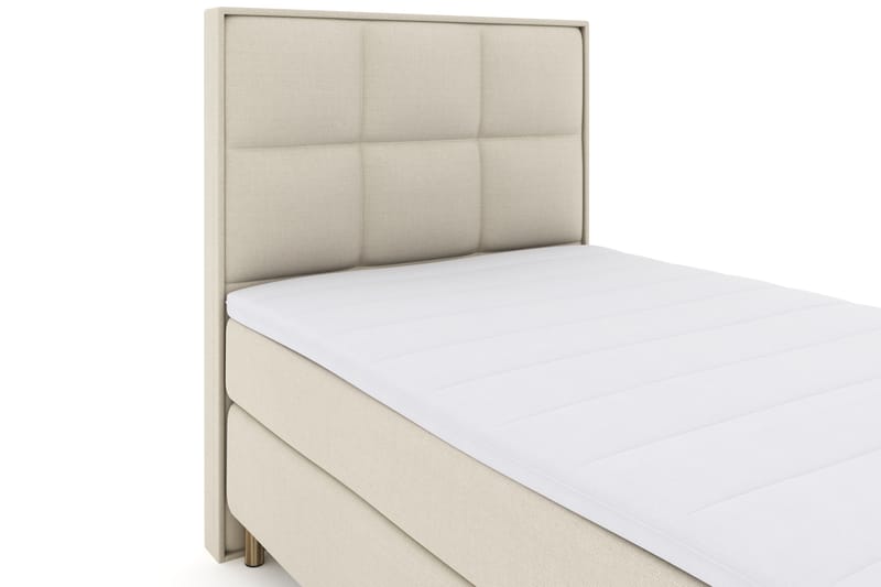 Komplett Sengepakke Choice No 3 120x200 Fast - Beige|Kobberben - Møbler - Senger - Kontinentalsenger