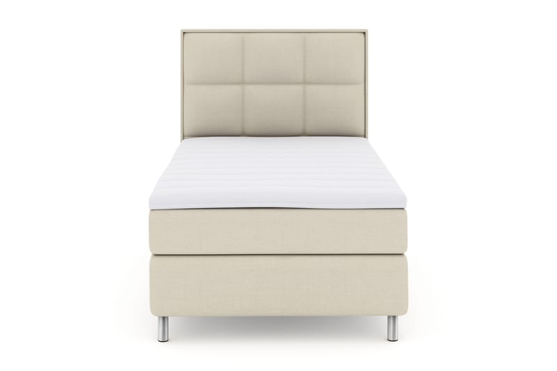 Komplett Sengepakke Choice No 3 120x200 Fast - Beige|Metallben - Møbler - Senger - Kontinentalsenger