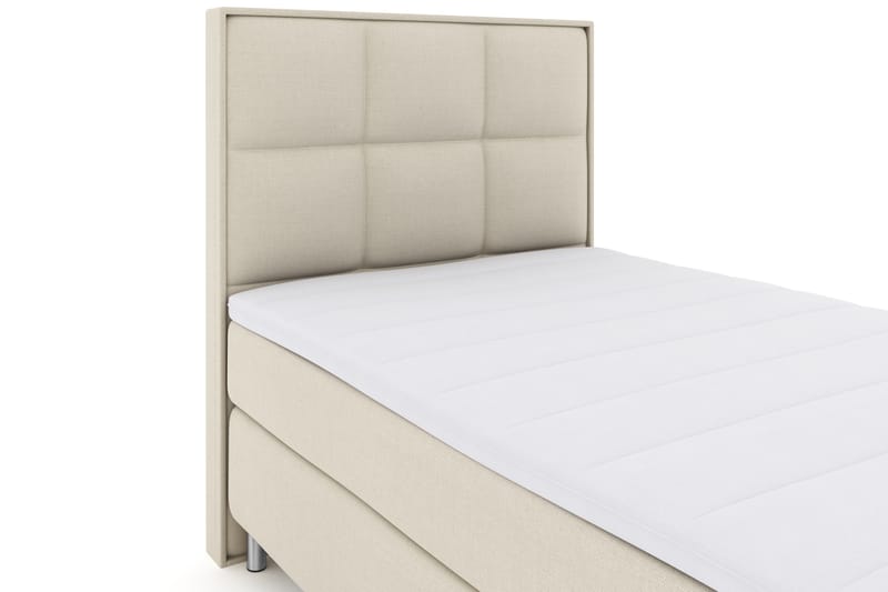 Komplett Sengepakke Choice No 3 120x200 Fast - Beige|Metallben - Møbler - Senger - Kontinentalsenger