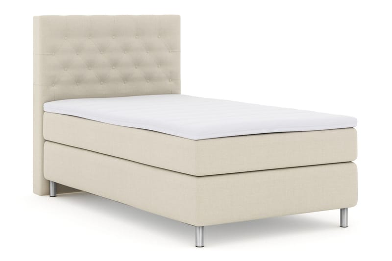 Komplett Sengepakke Choice No 3 120x200 Medium - Beige|Metallben - Møbler - Senger - Kontinentalsenger