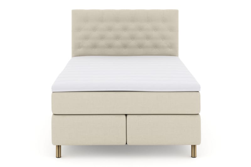 Komplett Sengepakke Choice No 3 140x200 Fast/Medium - Beige|Kobberben - Møbler - Senger - Kontinentalsenger