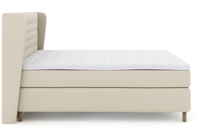 Komplett Sengepakke Choice No 3 180x200 Fast/Medium - Beige|Kobberben - Møbler - Senger - Kontinentalsenger