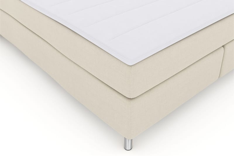 Komplett Sengepakke Choice No 3 180x200 Fast/Medium - Beige|Metallben - Møbler - Senger - Kontinentalsenger