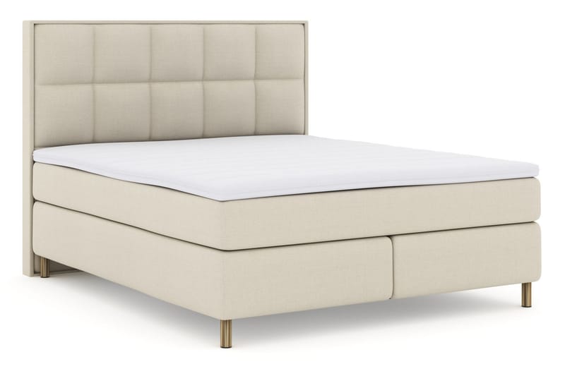 Komplett Sengepakke Choice No 3 180x200 Medium - Beige|Kobberben - Møbler - Senger - Kontinentalsenger