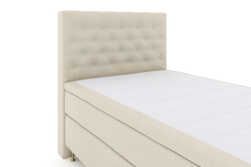 Komplett Sengepakke Choice No 4 120x200 Fast - Beige|Gullben - Møbler - Senger - Kontinentalsenger