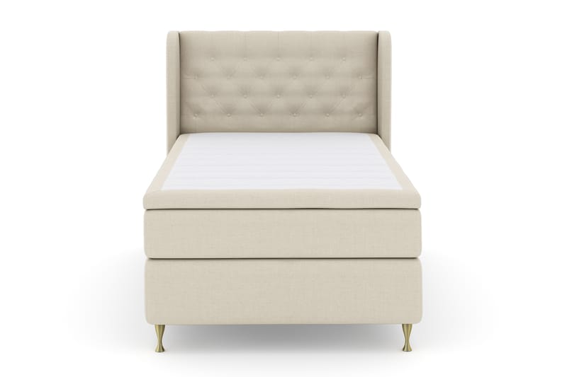 Komplett Sengepakke Choice No 4 120x200 Fast - Beige|Gullben - Møbler - Senger - Kontinentalsenger