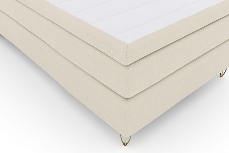 Komplett Sengepakke Choice No 4 120x200 Fast - Beige|V-formede Metallben - Møbler - Senger - Kontinentalsenger