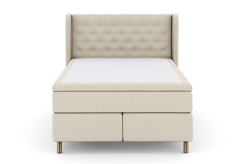 Komplett Sengepakke Choice No 4 140x200 Fast - Beige|Kobberben - Møbler - Senger - Kontinentalsenger