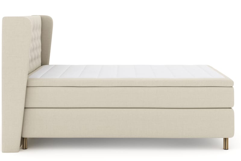 Komplett Sengepakke Choice No 4 140x200 Fast - Beige|Kobberben - Møbler - Senger - Kontinentalsenger