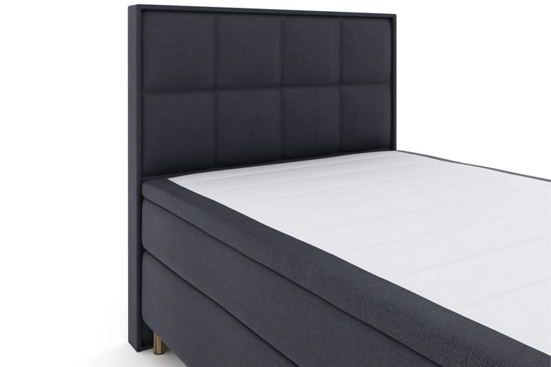 Komplett Sengepakke Choice No 4 140x200 Fast/Medium - Blå|Metallben - Møbler - Senger - Kontinentalsenger