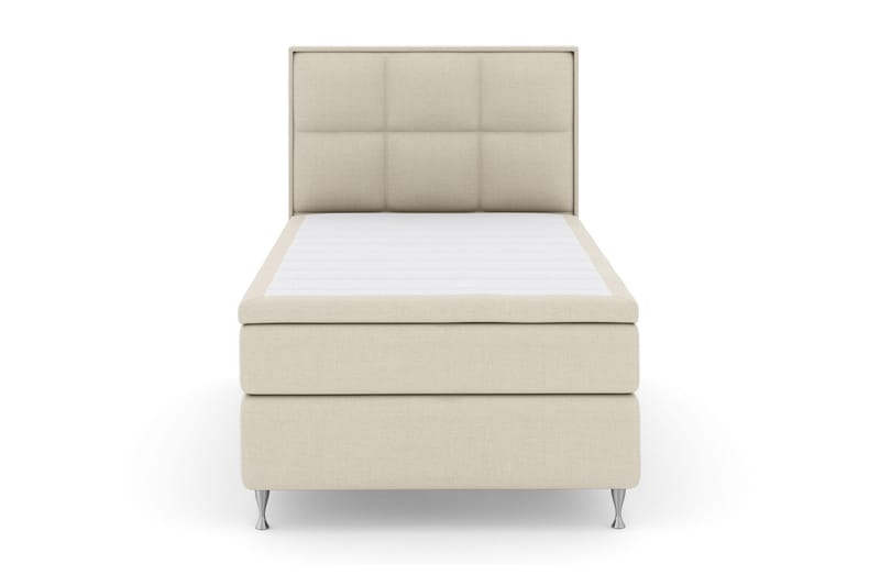 Komplett Sengepakke Choice No 4 160x200 Fast - Beige|Sølvben - Møbler - Senger - Kontinentalsenger