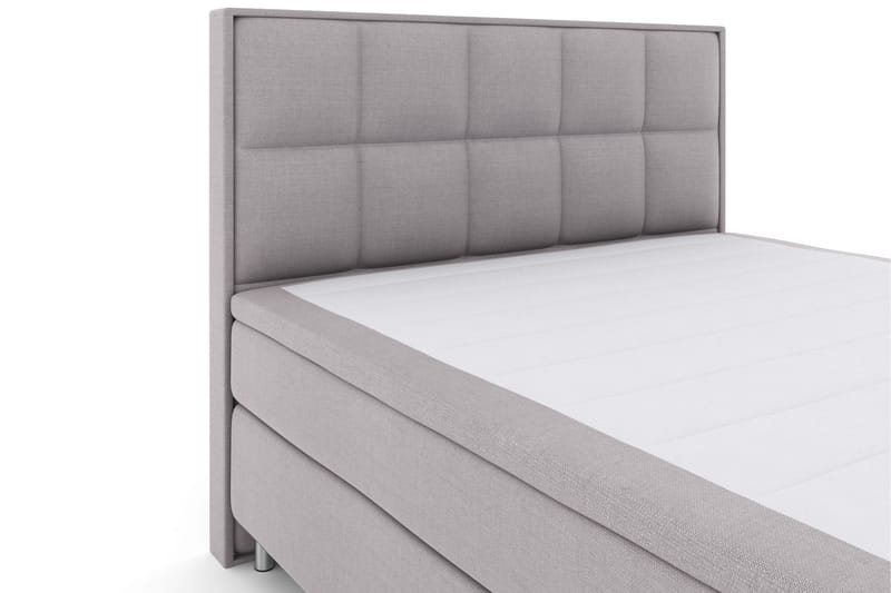 Komplett Sengepakke Choice No 4 160x200 Medium - Lysegrå|Metallben - Møbler - Senger - Kontinentalsenger