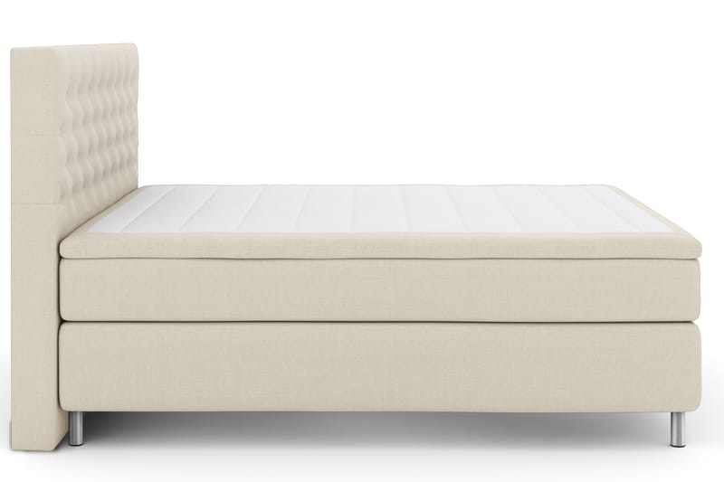 Komplett Sengepakke Choice No 4 180x200 Fast - Beige|Metallben - Møbler - Senger - Kontinentalsenger