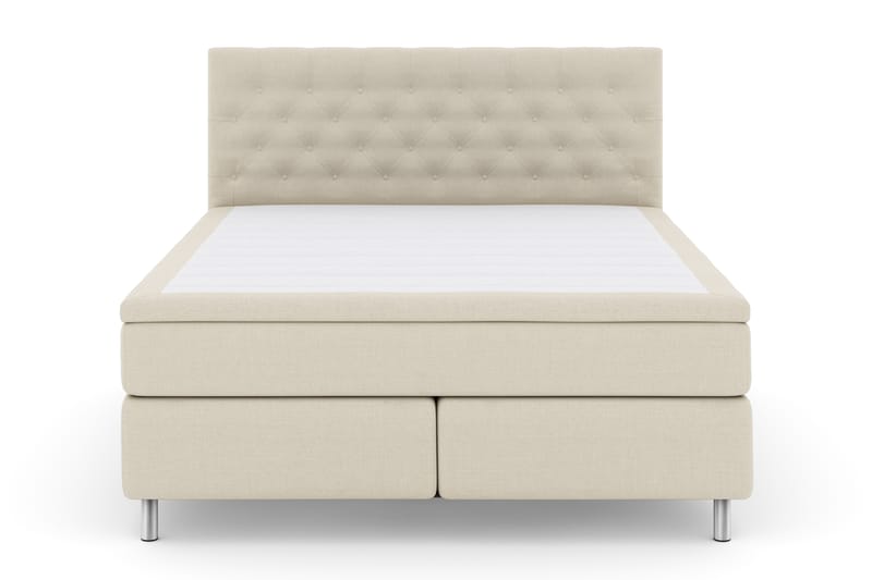 Komplett Sengepakke Choice No 4 180x200 Fast - Beige|Metallben - Møbler - Senger - Kontinentalsenger