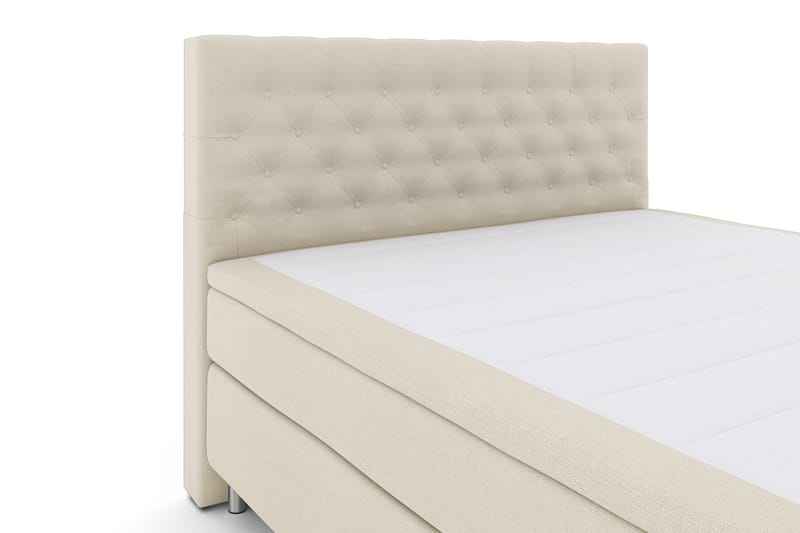 Komplett Sengepakke Choice No 4 180x200 Fast - Beige|Metallben - Møbler - Senger - Kontinentalsenger