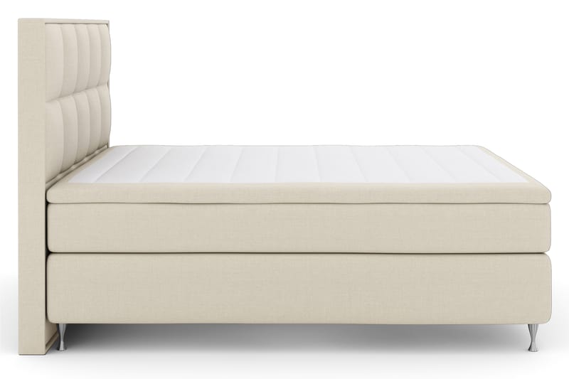 Komplett Sengepakke Choice No 4 180x200 Fast - Beige|Sølvben - Møbler - Senger - Kontinentalsenger