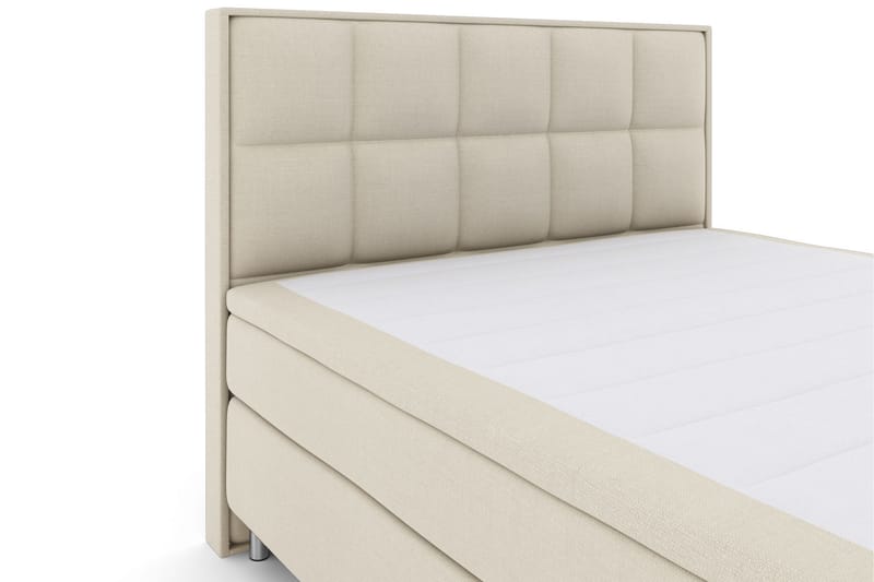 Komplett Sengepakke Choice No 4 180x200 Medium - Beige|Metallben - Møbler - Senger - Kontinentalsenger