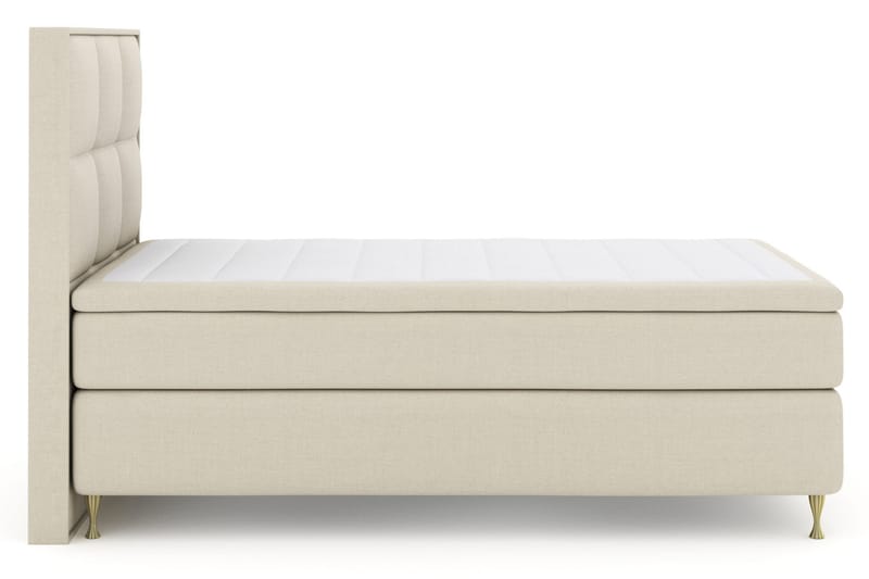 Komplett Sengepakke Choice No 5 120x200 Fast Watergel - Beige|Gullben - Møbler - Senger - Kontinentalsenger