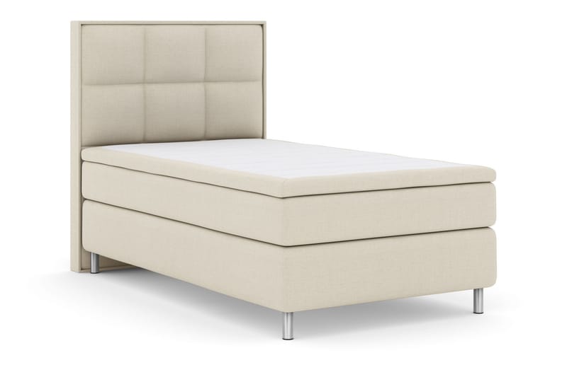 Komplett Sengepakke Choice No 5 120x200 Medium Lateks - Beige|Metallben - Møbler - Senger - Kontinentalsenger