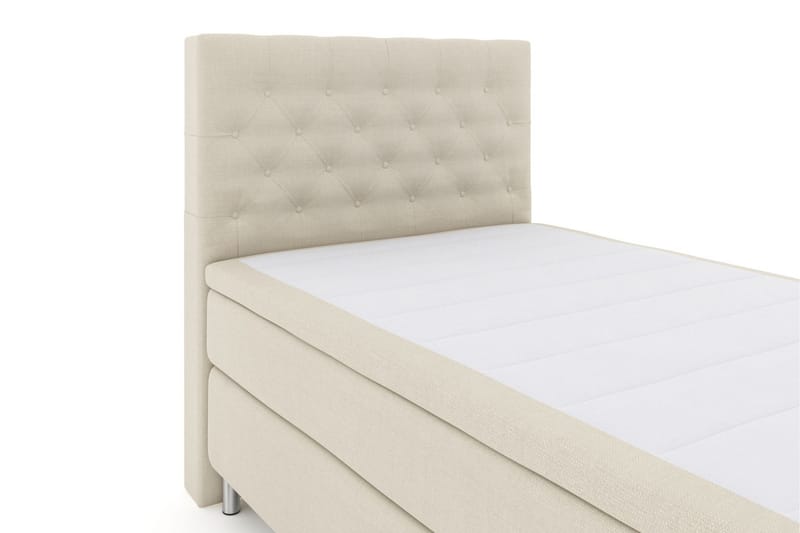 Komplett Sengepakke Choice No 5 120x200 Medium Lateks - Beige|Metallben - Møbler - Senger - Kontinentalsenger