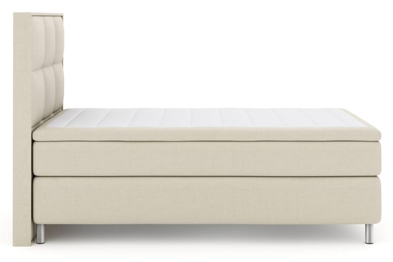 Komplett Sengepakke Choice No 5 120x200 Medium Lateks - Beige|Metallben - Møbler - Senger - Kontinentalsenger