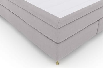 Komplett Sengepakke Choice No 5 160x200 Fast/Medium Watergel - Lysegrå|Gullben - Møbler - Senger - Kontinentalsenger