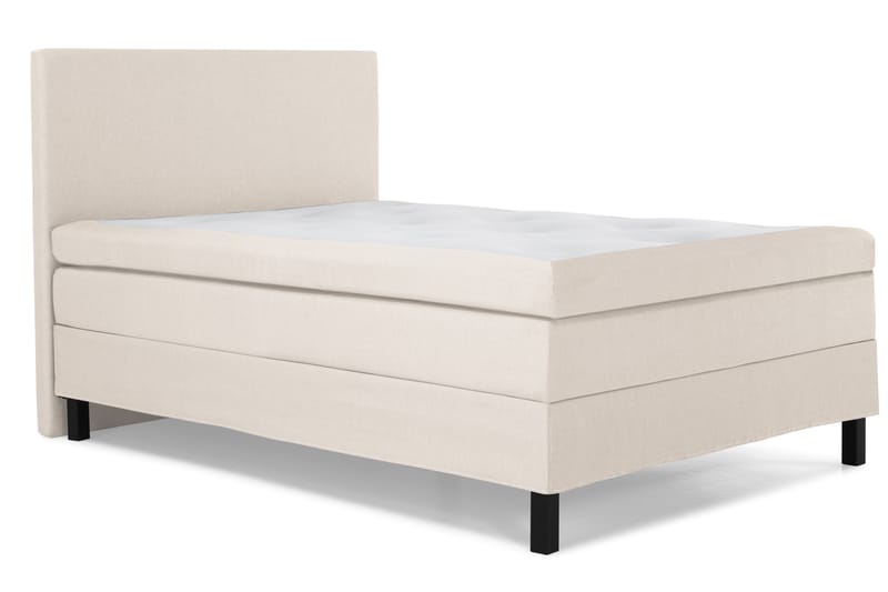 Komplett Sengepakke Olivia 120x200 Glatt Sengegavl Beige - Memory - Møbler - Senger - Kontinentalsenger