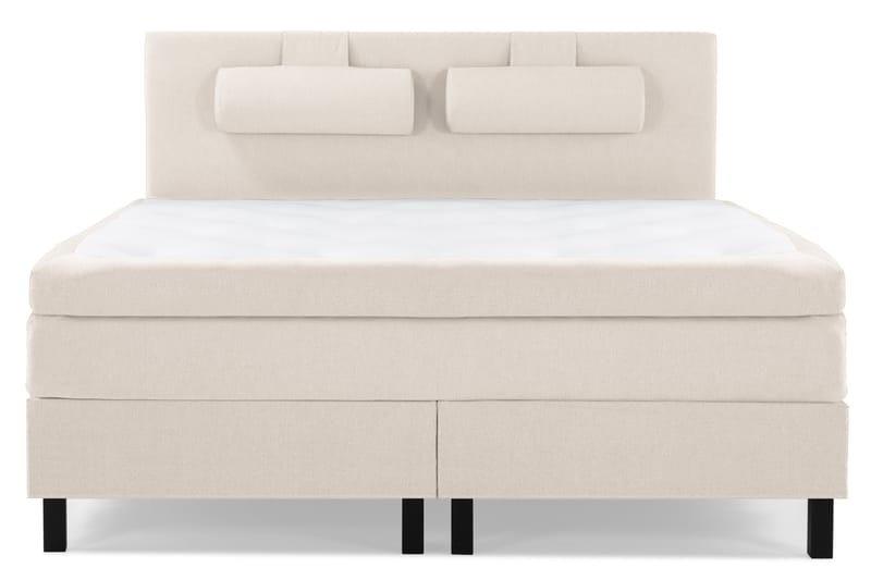 Komplett Sengepakke Olivia 180x200 Glatt Sengegavl Beige - Memory Nakkepute Stor - Møbler - Senger - Kontinentalsenger