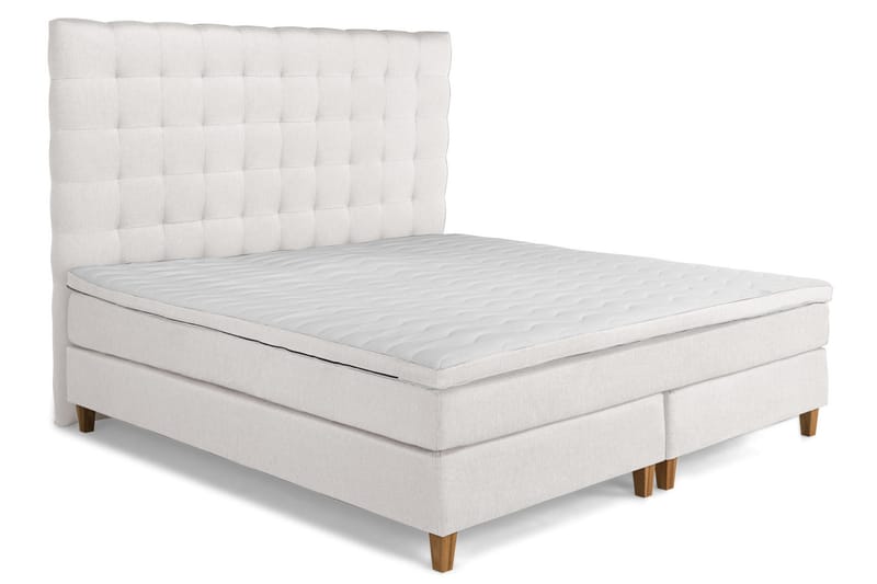 Komplett Sengepakke Relax Basic 210x210 - Beige - Møbler - Senger - Kontinentalsenger