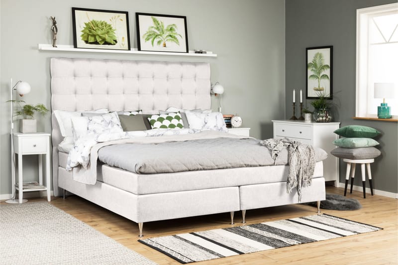 Komplett Sengepakke Relax Basic 210x210 - Beige - Møbler - Senger - Kontinentalsenger Komplett Sengepakke Relax Basic 210x210 - Beige - Møbler - Senger - Kontinentalsenger